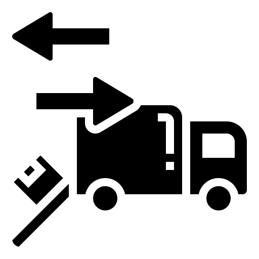 Line art of human head.